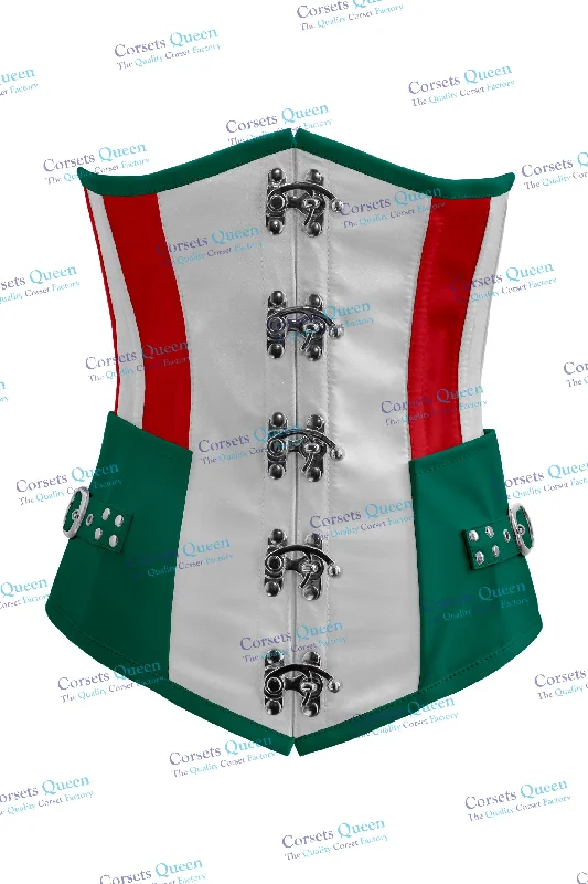 Floral - patterned corsets for a romantic and spring - like feelEndrick Steel Boned Underbust Christmas Special Corset