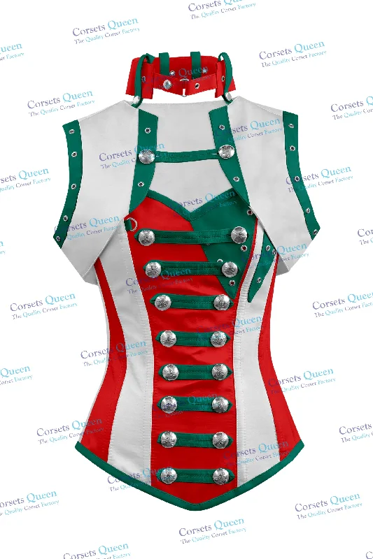 Red corsets for a passionate and attention - grabbing styleBlum Christmas Special Corset With Removable Pouch