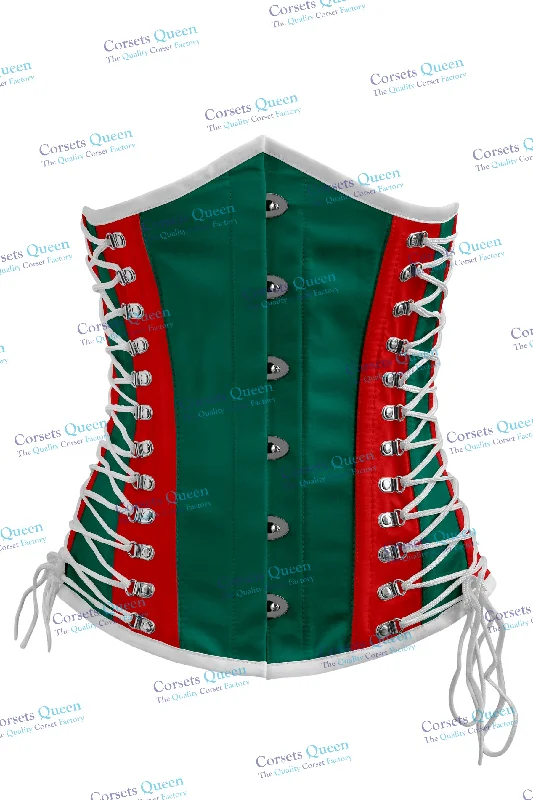 Leather bustiers for a bold and edgy lookTashkin Victorian Criss Cross Underbust Christmas Special Corset