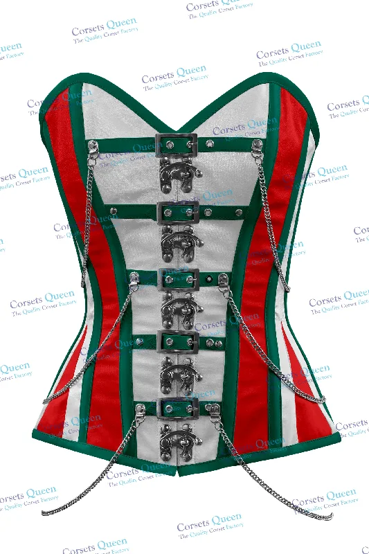 Velvet bustiers for a soft and plush feelEilidth Steel Boned Overbust Christmas Special Corset