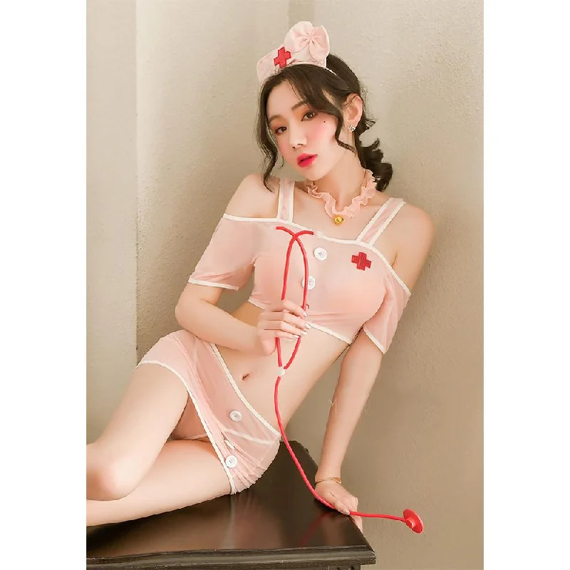 Garden - Love Disease SOS Nurse Costume (White)