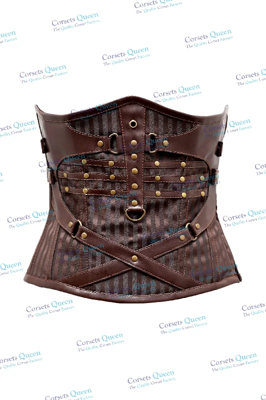 Supportive bustiers for large - busted womenNkuku Steampunk Underbust Corset