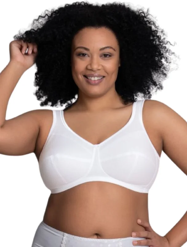 Women's Wacoal bras for plus - size womenAnita Jana Comfort Cotton Soft Cup Bra, White | White Anita Jana Bra | White Anita Wireless Bras