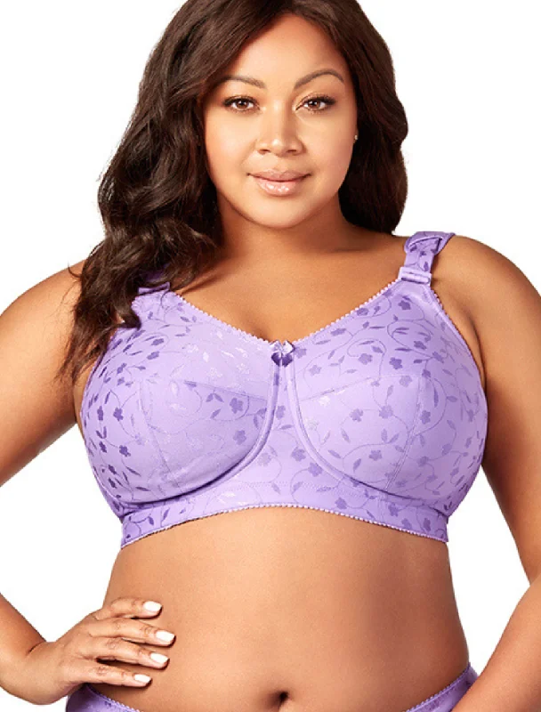 Women's bras with removable padsElila Jacquard Soft Cup Bra, Lilac| Lilac Soft Cup Bras | Lilac Full Coverage Bras