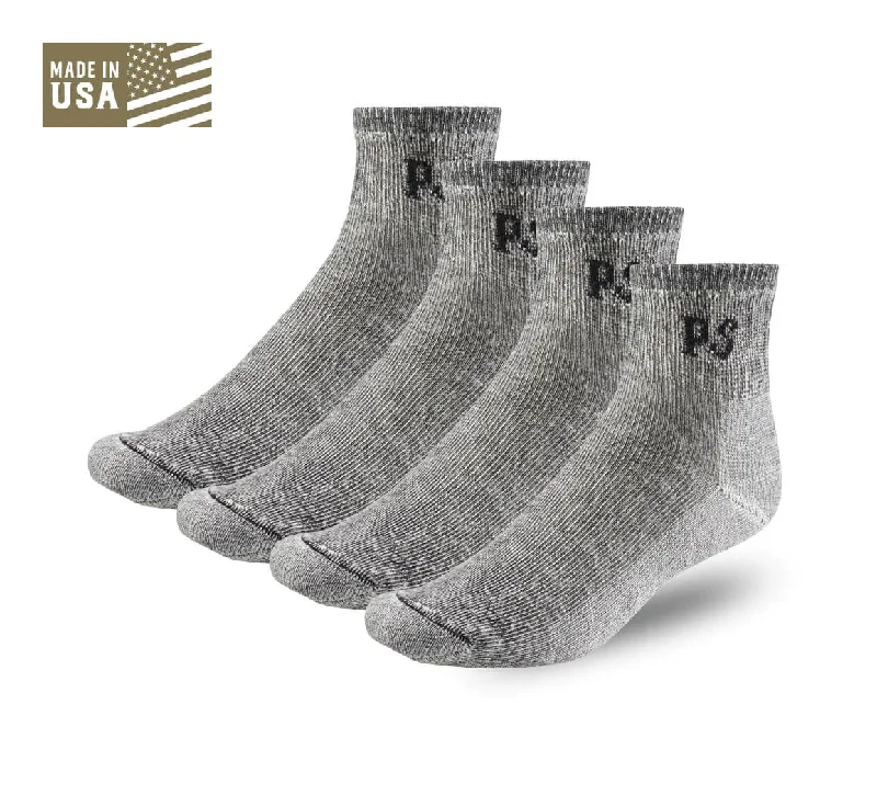 Women's bamboo fiber socks for eco - friendlinessBelow Zero Quarter, 4 Pairs