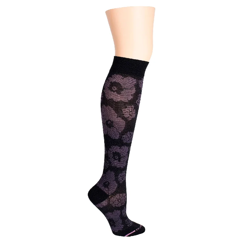 Women's adjustable - fit socks for a customized feelMerimekko Flower | Knee-High Compression Socks For Women