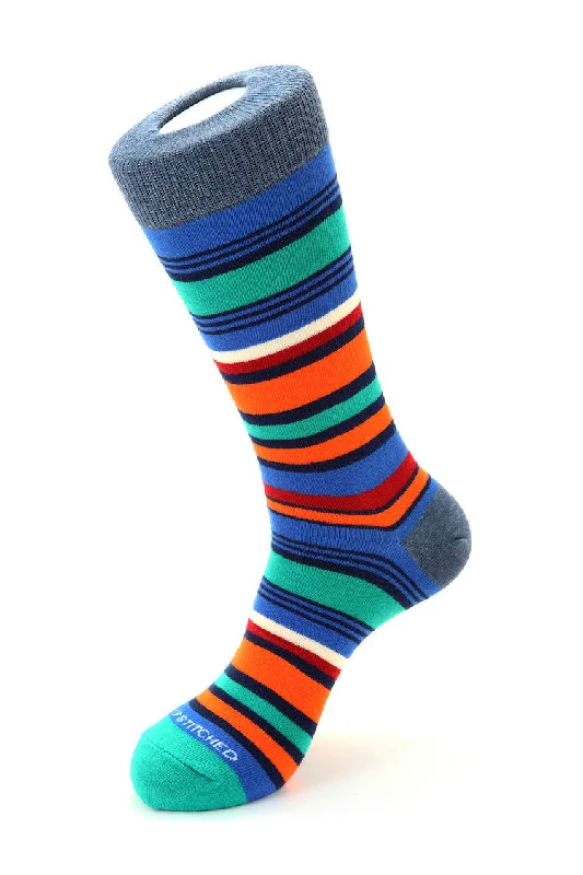 Women's microfiber socks for a lightweight optionElegant Stripe Sock