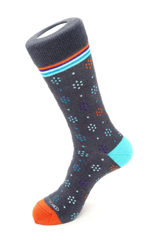 Women's nylon - reinforced socks for durabilityFlower Dots Sock