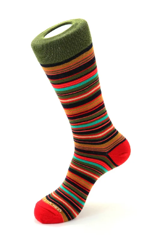 Women's moisture - wicking socks for sportsMini Multi Stripe Sock