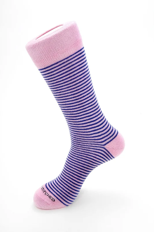 Women's cushioned sole socks for shock absorptionSailor Stripe Sock