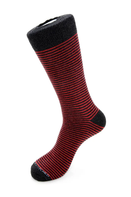 Women's anti - odor socks for long - day freshnessSailor stripe Sock