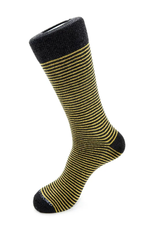 Women's wool - rich socks for winter warmthSailor stripe Sock