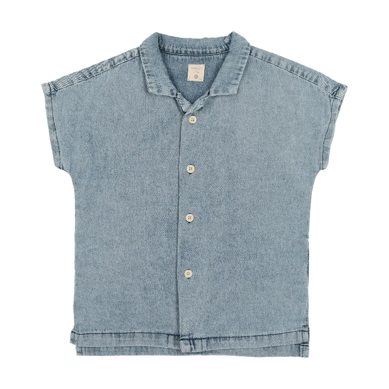 Analogie Stonewash Button Down Shirt - Stonewash