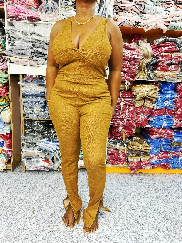 Brown Jumpsuit