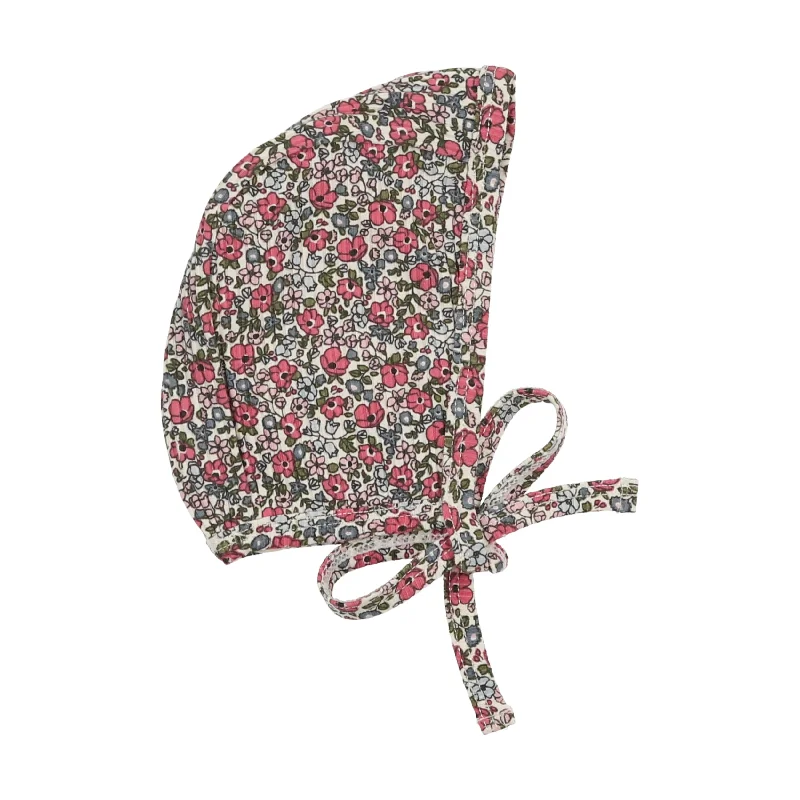 Lil Legs Bonnet - Pink Floral